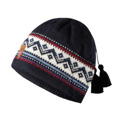 Dale of Norway Vail Hat in Navy Red Off White Blue